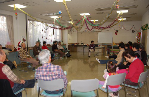 リハビリ教室「アロエの会」のクリスマス会